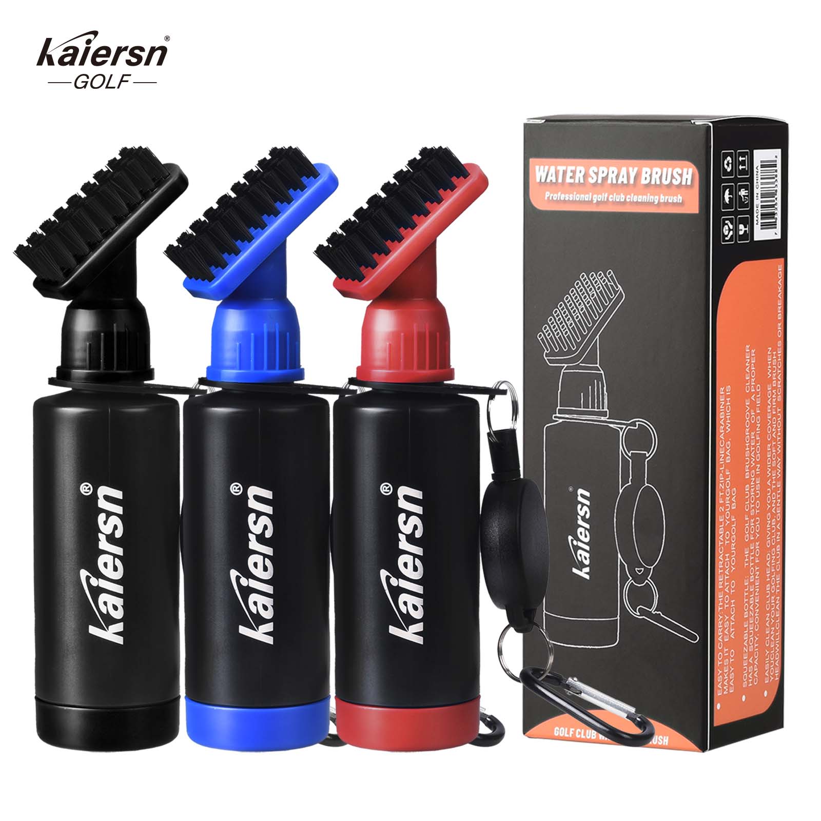 Golf water bottle brush