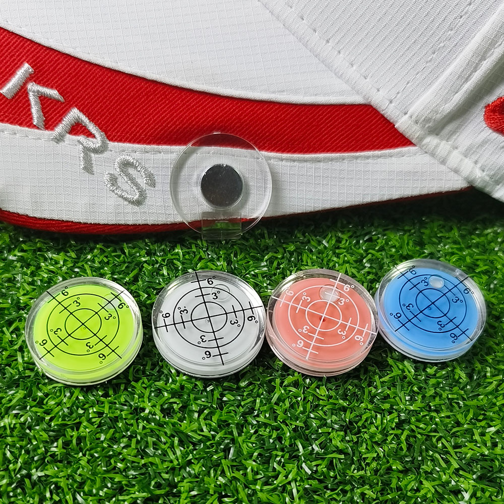 Golf level cap clip